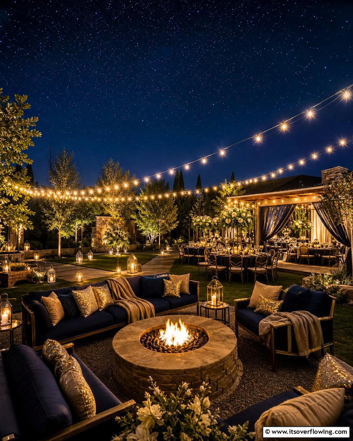 Starlit Backyard Soiree - 21 Backyard Wedding Ideas for a Magical Outdoor Celebration
