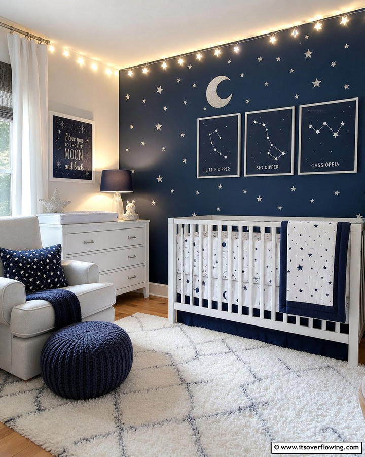 Starry Night Room - 21 Baby Room Ideas for Safe and Stimulating Nurseries