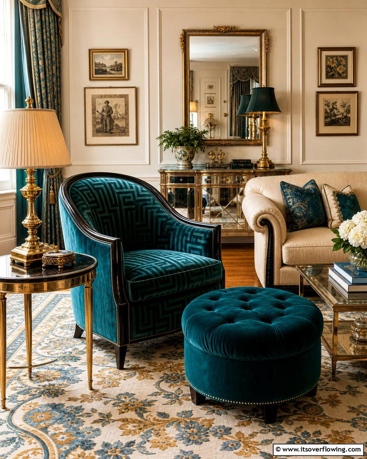 Statement Armchairs - 25 Vintage 1930s Living Room Design Ideas for Nostalgia