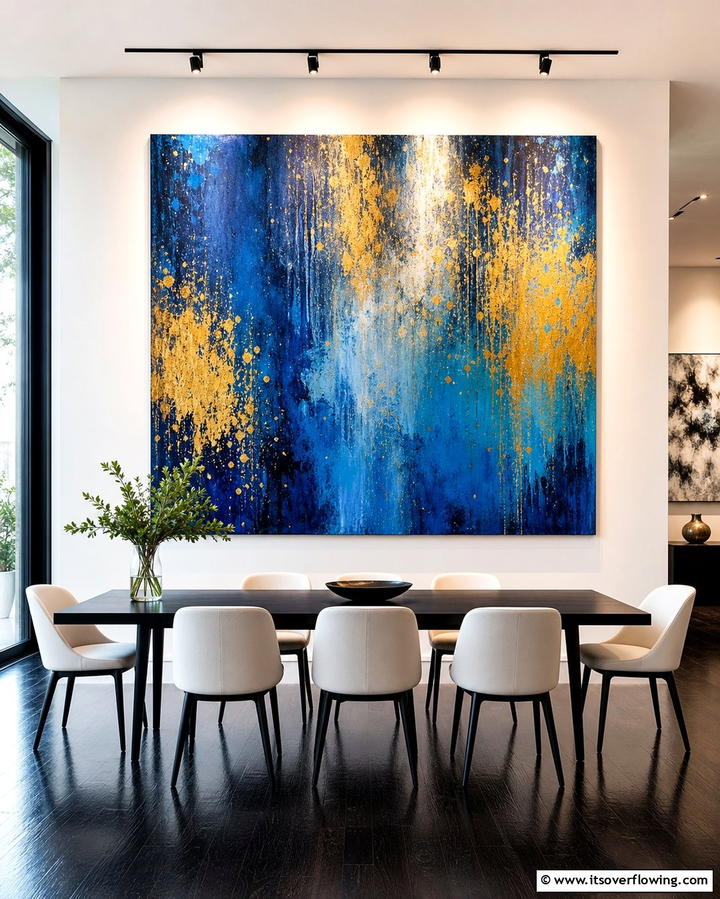 Statement Artwork as a Focal Point - 25 Modern Dining Room Ideas for a Stylish Space
