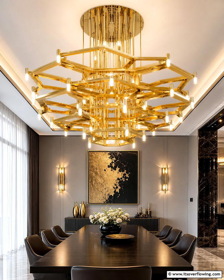 Statement Chandelier for a Focal Point - 25 Modern Dining Room Ideas for a Stylish Space