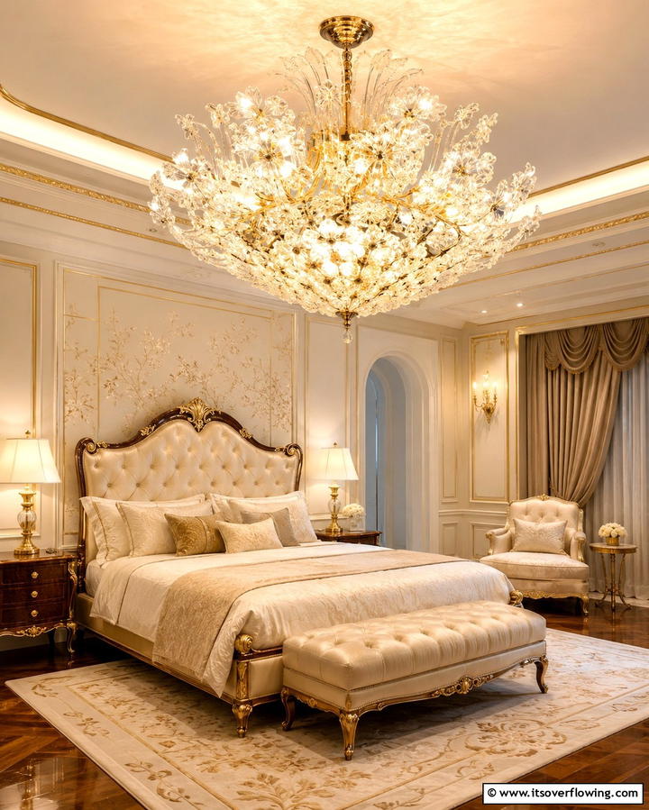 Statement Chandeliers for a Glamorous Glow - 25 Princess Room Ideas to Create a Dreamy Space
