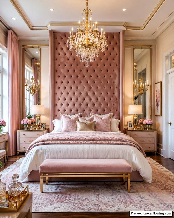 Statement Headboards - 25 Grandmillennial Style Bedroom Ideas for a Chic Look