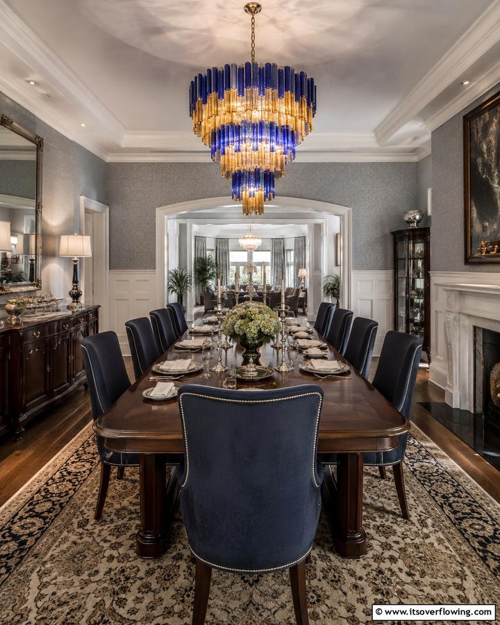 Statement Light Fixtures - 30 Vibrant Colorful Room Decor Ideas for Bold & Cheerful Spaces