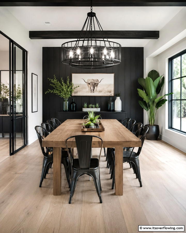Statement Lighting - 25 Masculine Dining Room Ideas for Modern Men