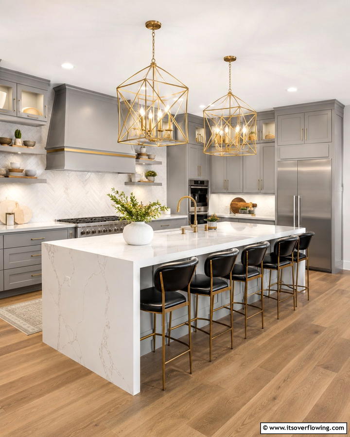 Statement Lighting FixturesExact - 25 Dream Kitchen Ideas for Your Perfect Cooking Space