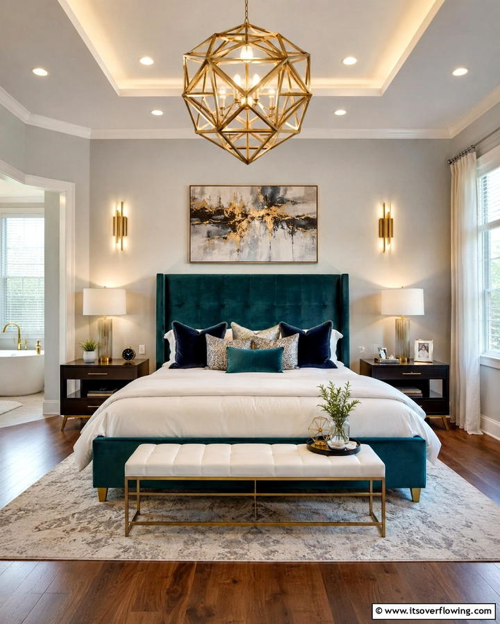 Statement Lighting for Ambiance - 25 Dreamy Bedroom Design Ideas for a Cozy Retreat