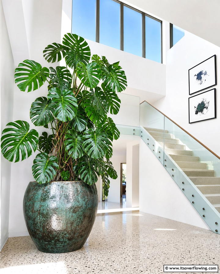 Statement Planters - 25 Plant Room Ideas for a Green Oasis at Home