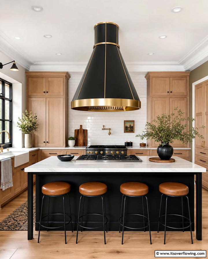 Statement Range Hoods - 25 Mid-century Modern Kitchen Ideas for a Retro and Functional Space