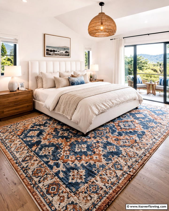 Statement Rugs for Texture - 25 Dreamy Bedroom Design Ideas for a Cozy Retreat