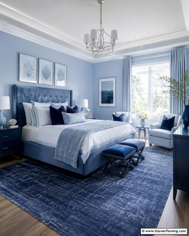 Statement Wall Art - 25 Pottery Barn Bedroom Ideas for a Cozy Retreat
