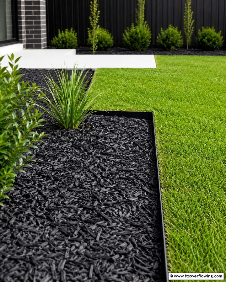 Steel Edging for a Sleek Design - 25 Low Maintenance Garden Border Ideas for Easy Landscaping