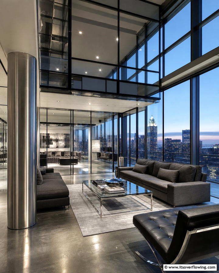 Steel and Glass Fusion - 21 Industrial Interior Design Ideas for Urban Chic Spaces