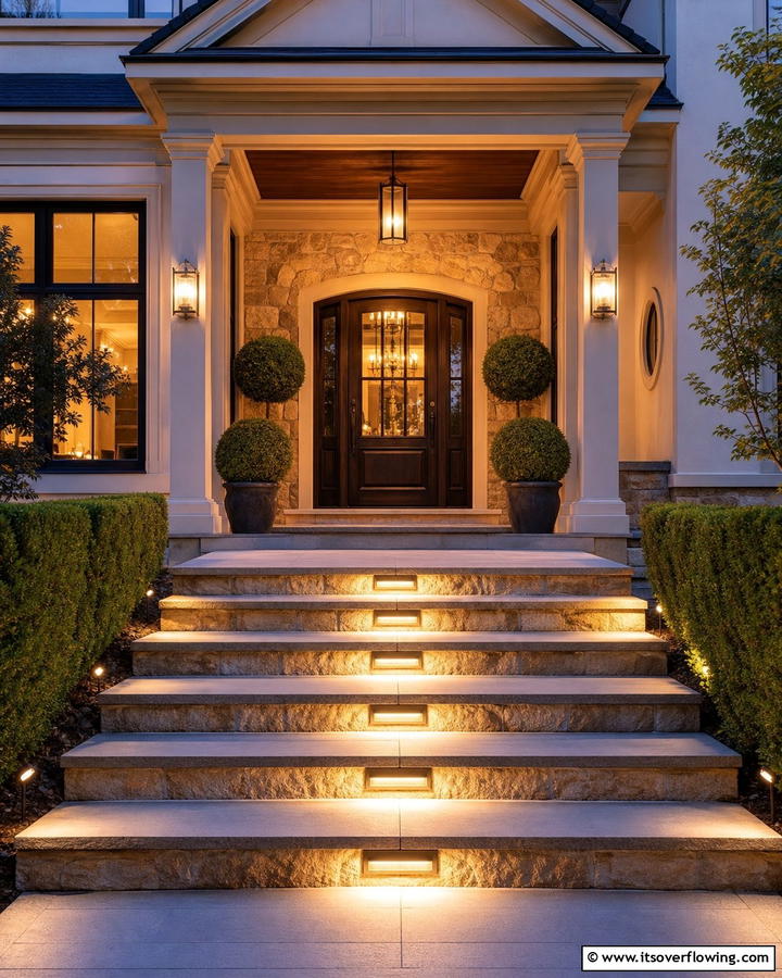 Step Illumination - 21 Landscape Lighting Ideas to Illuminate Outdoor Spaces