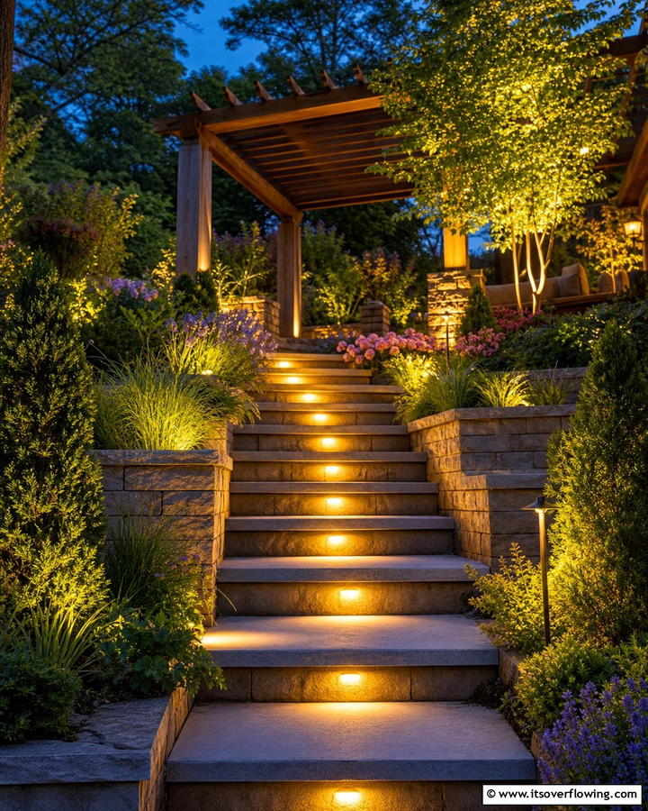 Step Safety Illumination - 21 Garden Lighting Ideas for Magical Outdoor Nights