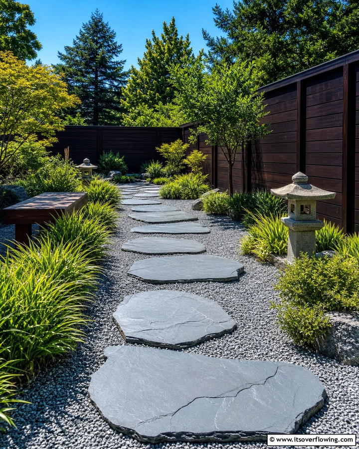 Stepping Stone PathwaysExact - 25 Zen Garden Ideas for a Peaceful Outdoor Retreat