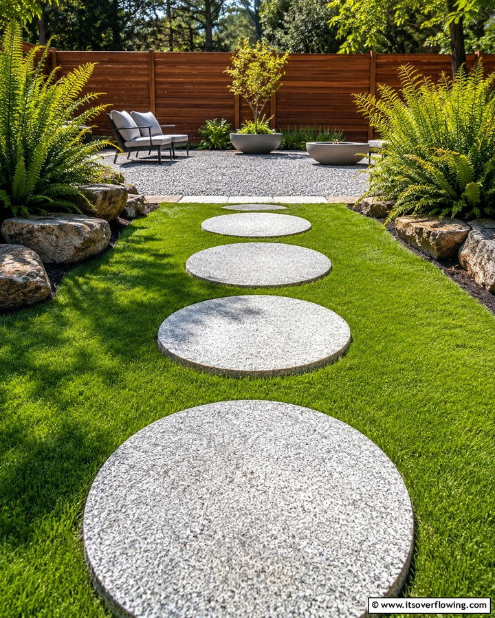 Stepping Stone PathwaysOne - 25 Zen Garden Ideas for a Peaceful Outdoor Retreat