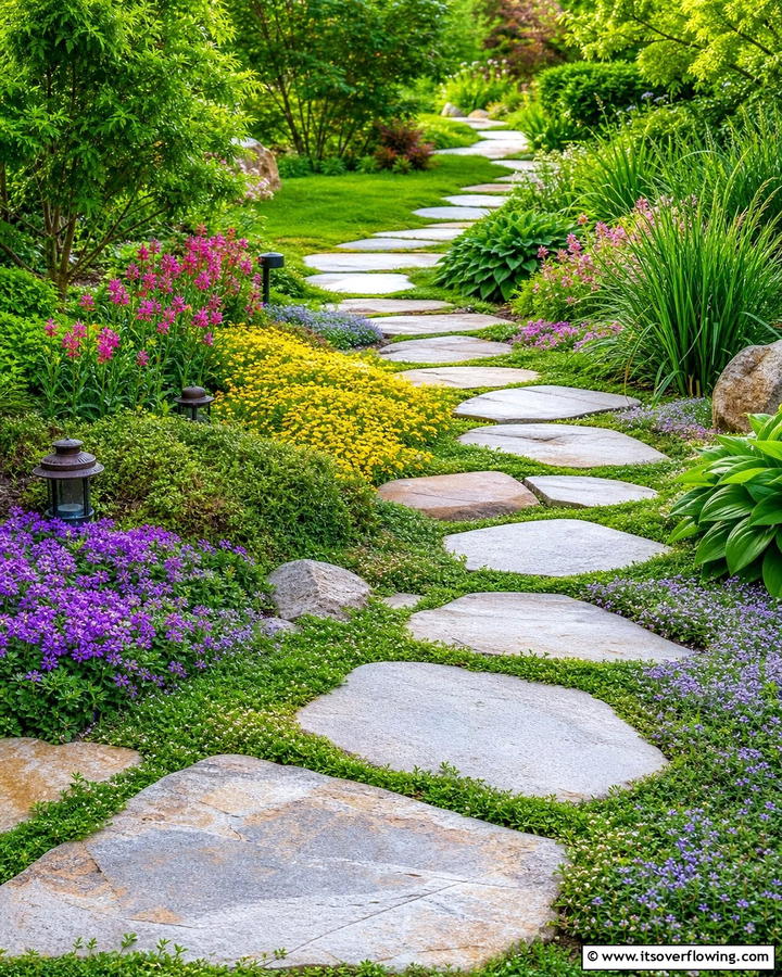 Stepping Stones - 20 Garden Focal Point Ideas to Enhance Your Yard