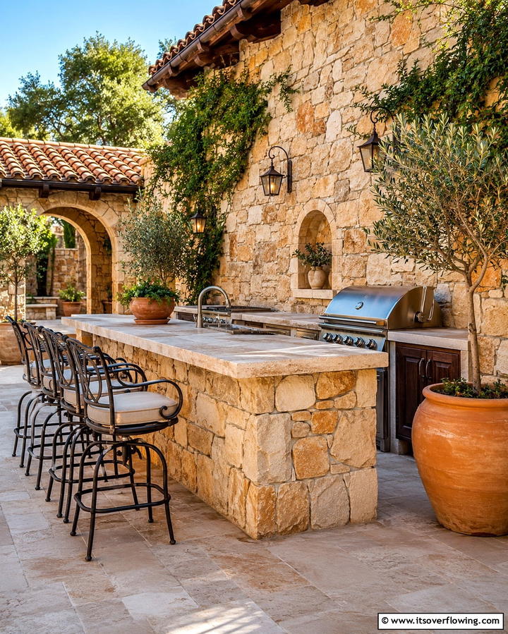 Stone Cladding Walls - 25 Patio Wall Ideas to Transform Your Outdoor Space