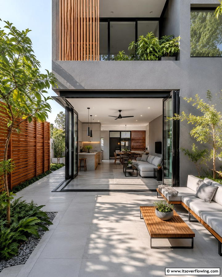 Stone Gray for a Soft Natural Look - 25 Paint Colors for a Modern Black House With Cedar Accents