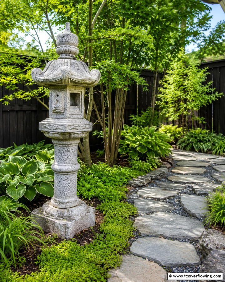 Stone Lantern AccentsExact - 30 Asian-Inspired Landscaping Ideas for Serene Gardens