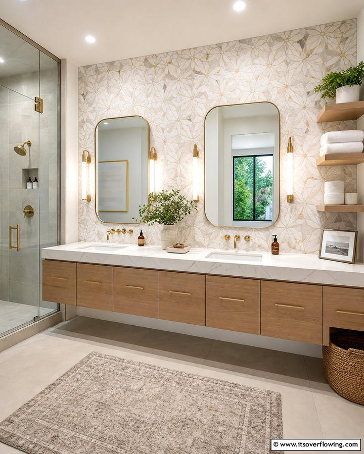 Stone Mosaic TilesExact - 25 Stone Bathroom Ideas for a Rustic and Elegant Look