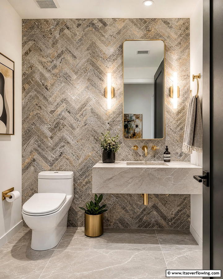 Stone Mosaic TilesOne - 25 Stone Bathroom Ideas for a Rustic and Elegant Look