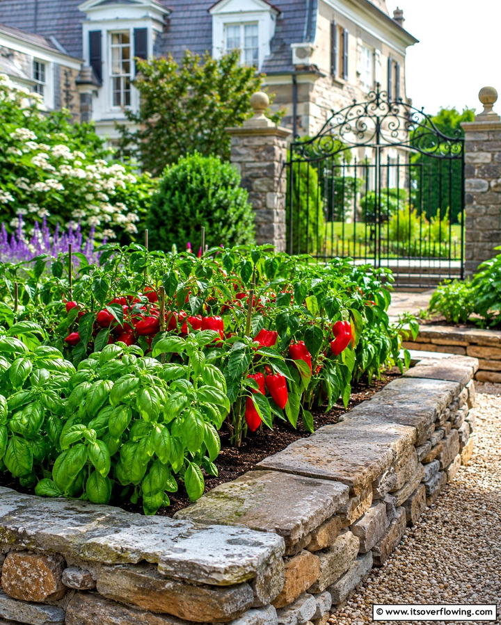Stone Raised Garden Beds - 25 Raised Garden Bed Ideas for a Thriving Vegetable Garden