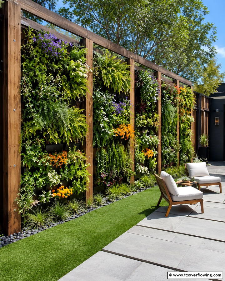 Stone Veneer Fence - 30 Decorative Fence Ideas to Enhance Your Yard’s Aesthetic