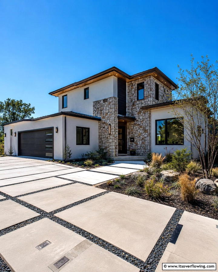 Stone and Stucco Harmony - 30 Mexican Style House Design Ideas for Vibrant Homes