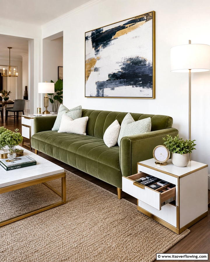 Storage Side Tables - 30 Living Room Storage Ideas to Declutter Your Space