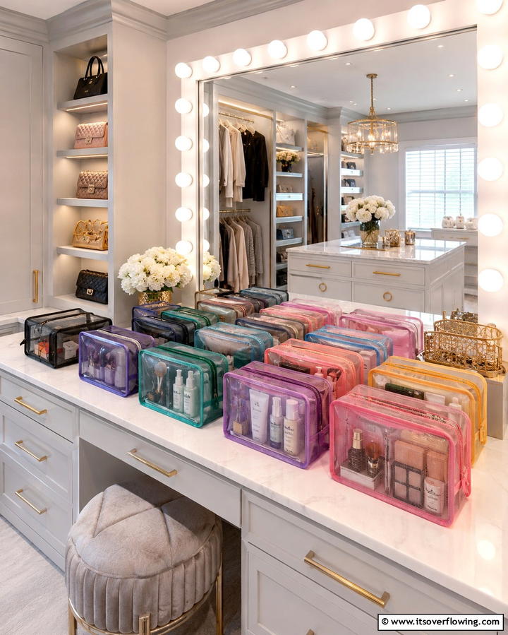 Store in Clear Zippered Pouches - 25 Medicine Storage Ideas for Organized Living