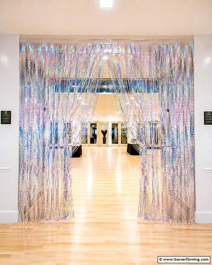 Streamer Curtains - 25 Party Decoration Ideas for Memorable Celebrations