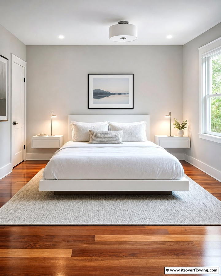 Streamlined Bedside Tables - 21 Minimalist Bedroom Ideas for a Serene Retreat