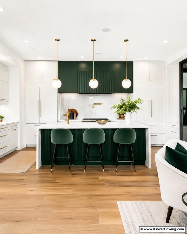 Streamlined Cabinetry Designs - 30 Art Deco Kitchen Ideas for Timeless Elegance