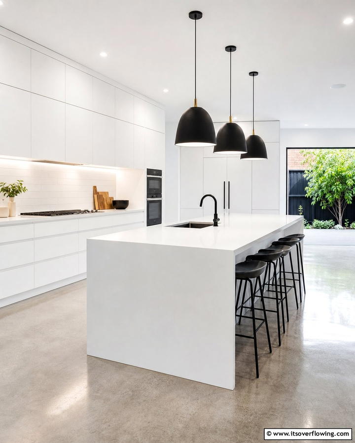 Streamlined Kitchen Designs for Efficiency - 30 Minimalist Decorating Ideas for a Clutter-Free Home