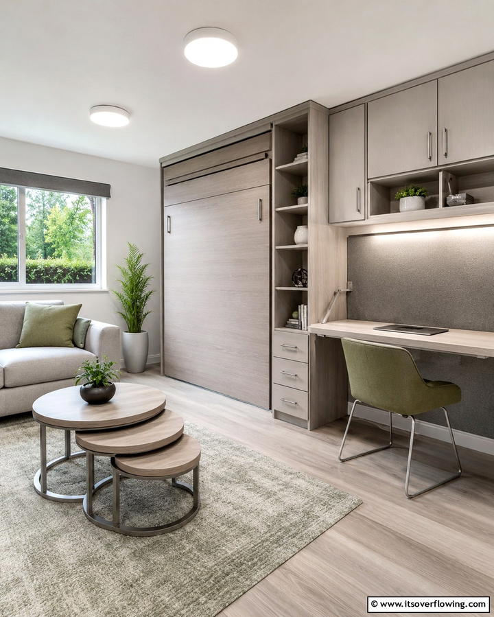 Streamlined Multi Purpose Space - 30 2000s Room Ideas for Nostalgic Y2K Vibes