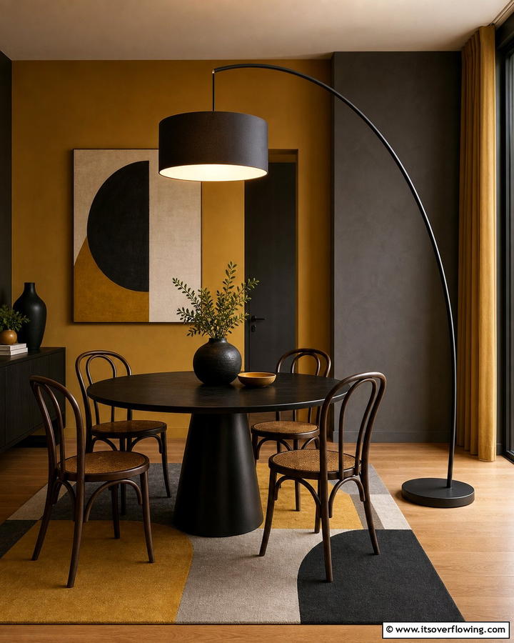 Striking Floor Lamp - 21 Dining Room Lighting Ideas to Elevate Your Space