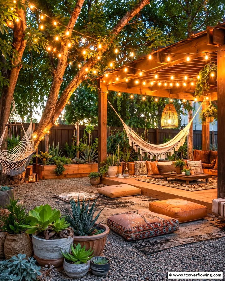 String Lights for a Magical Ambience - 25 Backyard Lighting Ideas to Illuminate Your Outdoor Space