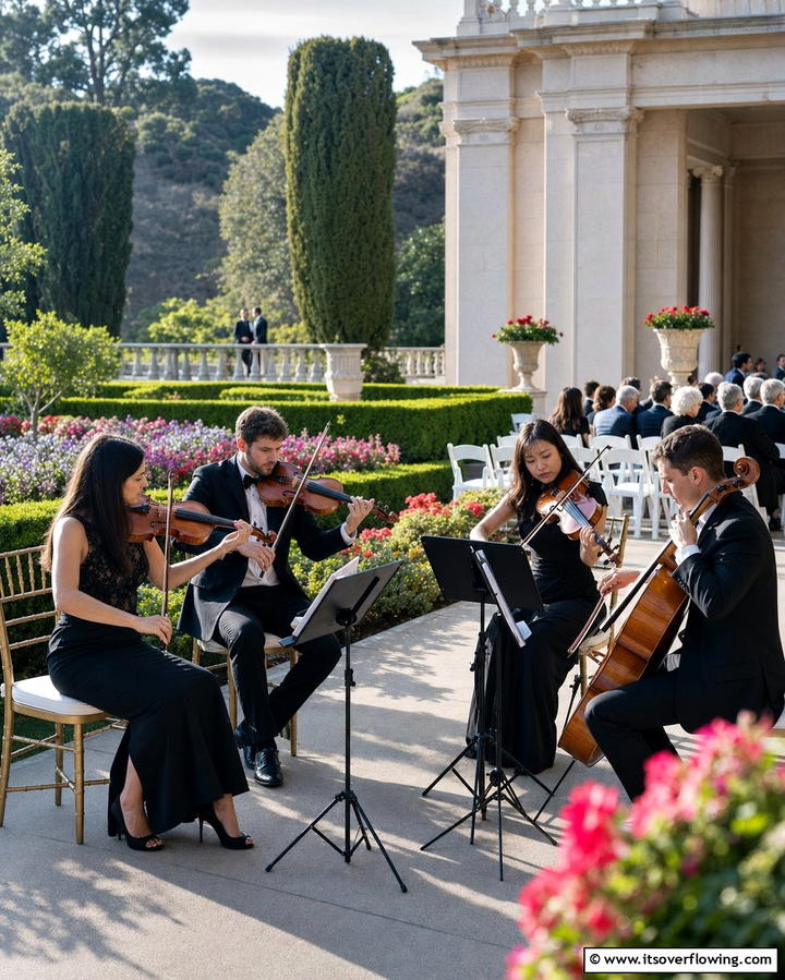 String Quartet Entertainment - 25 Fairytale Wedding Ideas for Your Dream Ceremony