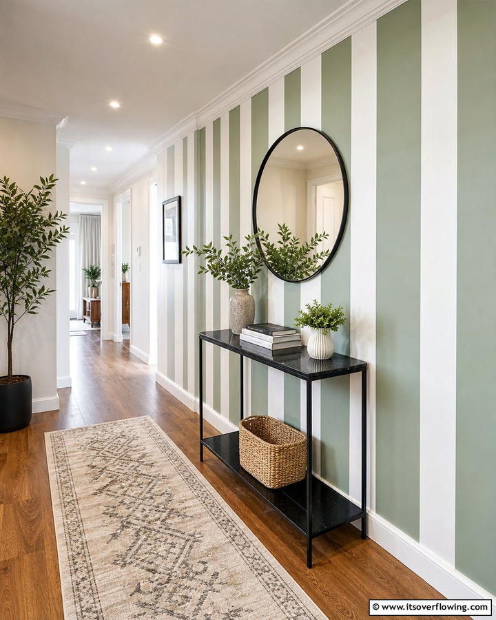 Striped Wall Painting - 30 Wall Painting Ideas for Every Room in Your Home