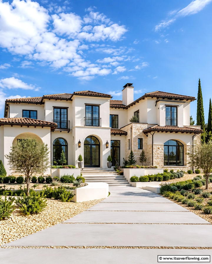 Stucco Exteriors for a Smooth Finish - 30 Mediterranean House Exterior Ideas for Coastal Charm