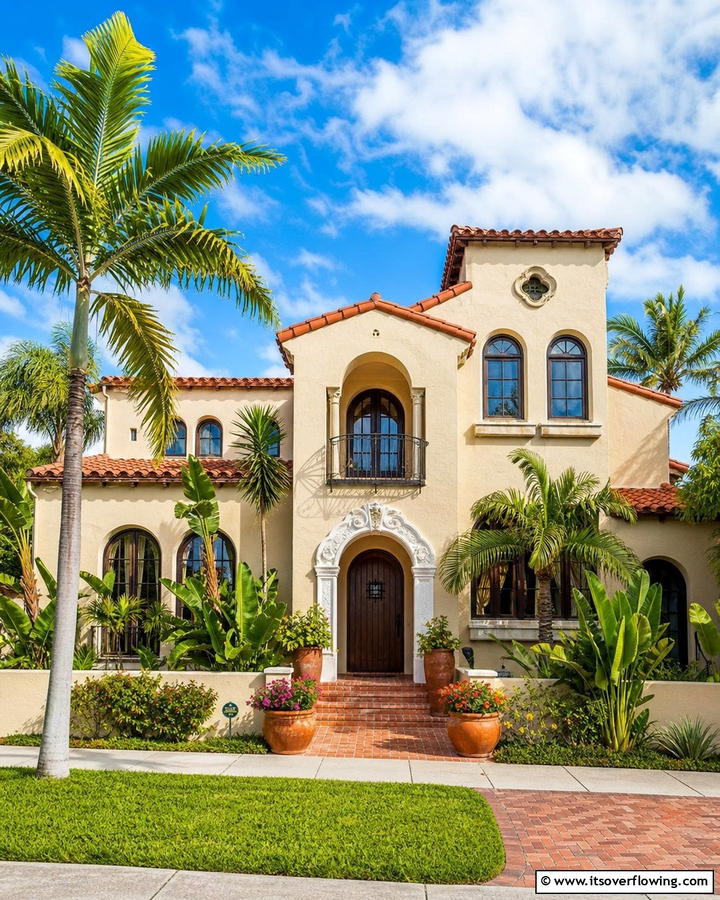 Stucco Facade Charm - 21 Spanish Colonial Revival Architecture Design Tips