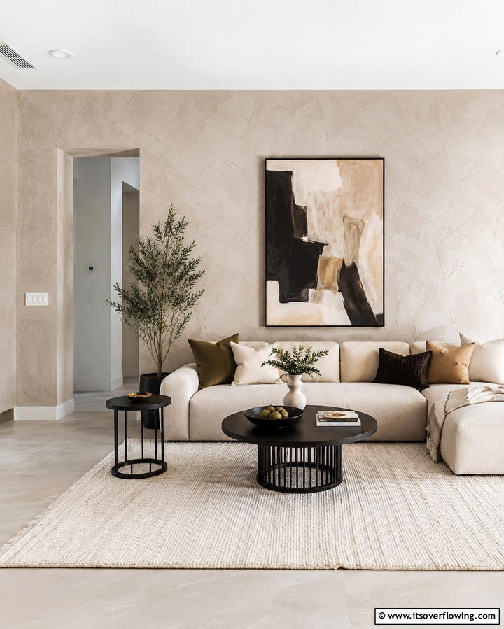 Stucco Walls - 25 Spanish Modern Interior Design Ideas for Your Home