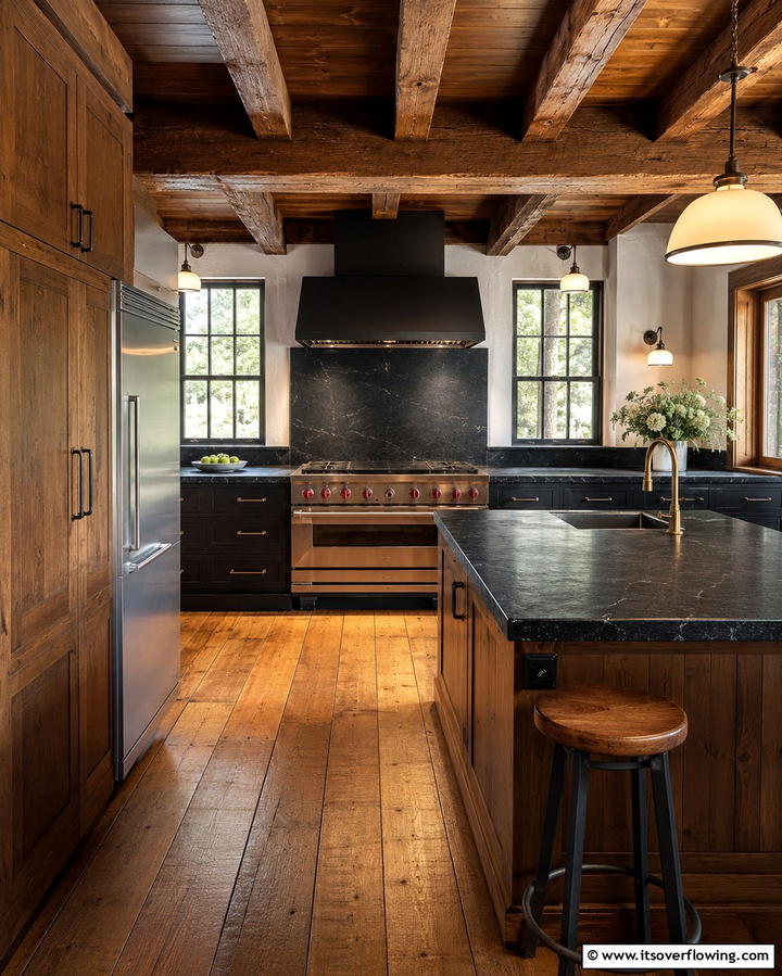 Stunning Darkened Patina Over Time - 25 Soapstone Kitchen Countertops Design Ideas