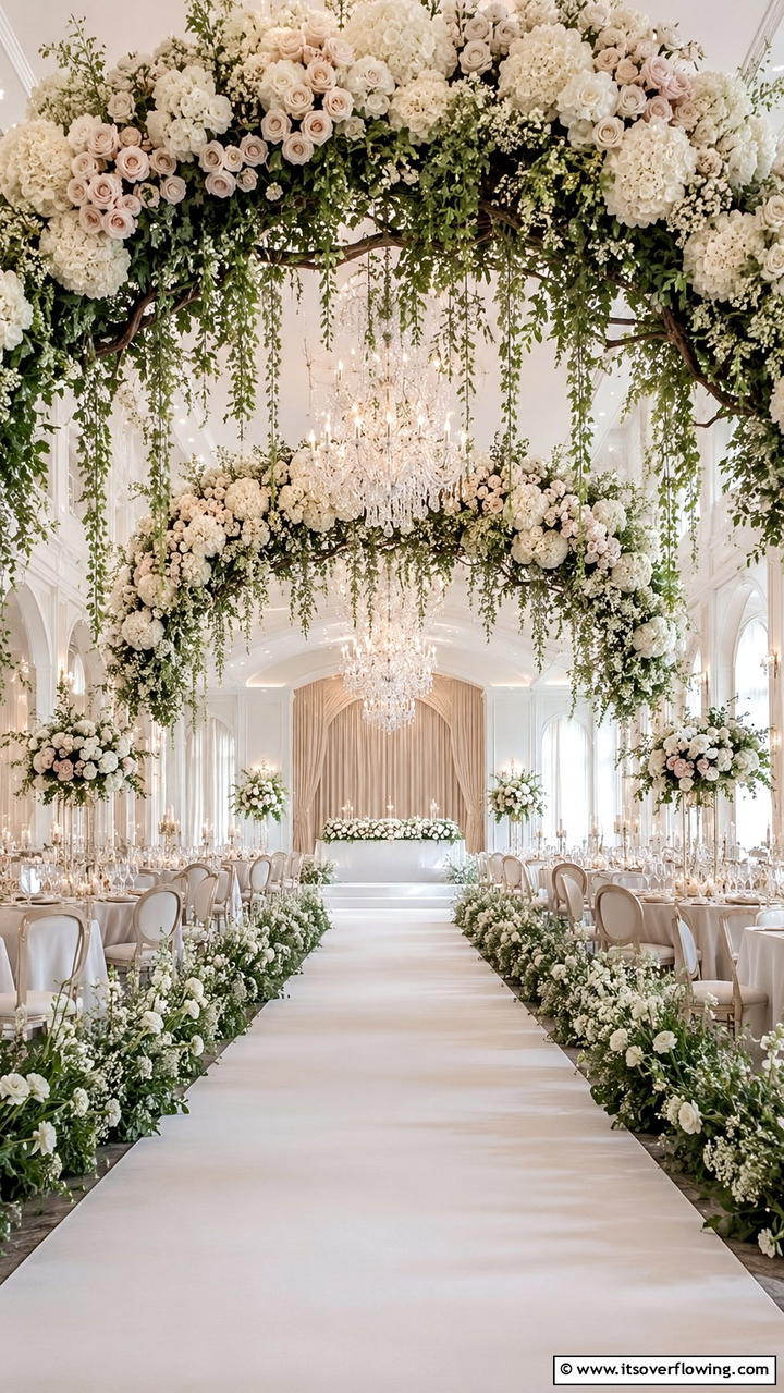 Stunning Floral Arrangements - 30 Glamorous Wedding Ideas- Elegant Themes & Decor Inspiration