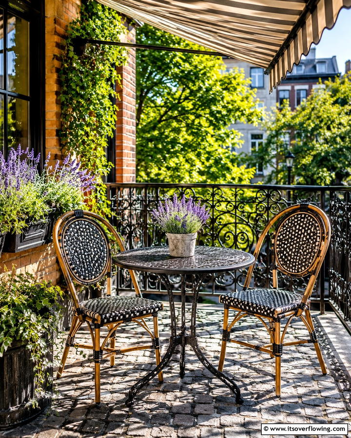 Stylish Bistro Sets - 25 Deck Furniture Ideas for Comfortable Outdoor Living