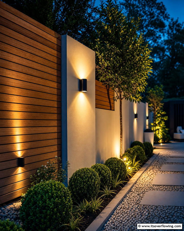 Stylish Fence and Sconce Designs - 21 Outdoor Lighting Ideas to Illuminate Your Nights