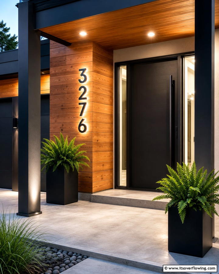 Stylish House Numbers - 25 Front Door Decor Ideas to Welcome Guests in Style