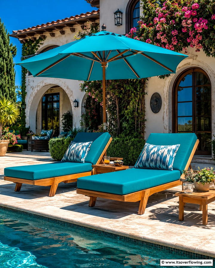Stylish Poolside Loungers - 25 Pool Furniture Ideas for a Relaxing Outdoor Oasis